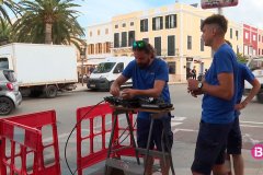 La fibra óptica de Ciutadella mejora la seguridad de las fiestas de Sant Joan